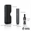 Оригинальная подсистема VooPoo Doric Galaxy в серебряно-белом цвете
