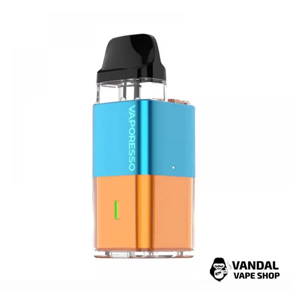 Pod-система Vaporesso Xros Cube (Original) в синем и оранжевом цвете