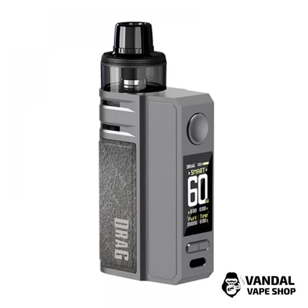 Стартовый набор Voopoo Drag E60 (Original) в сером цвете