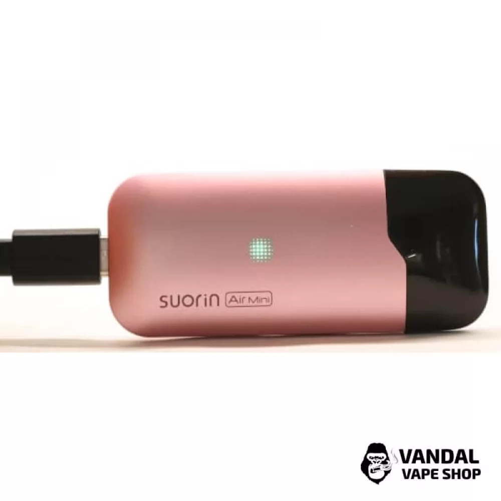 Компактна Pod-система Suorin Air Mini Kit на 430 мАг у червоному кольорі