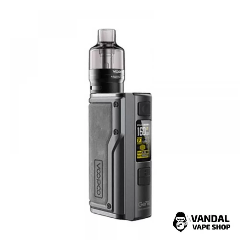 Стартовый набор VooPoo Argus GT 160W TC Kit в сером цвете