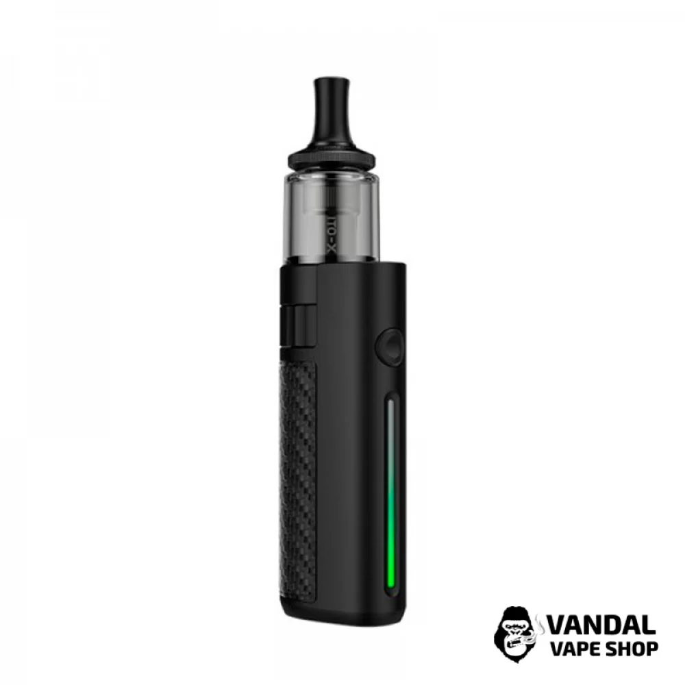Оригинальный стартовый набор VooPoo Drag Q Kit в черном цвете с карбоновой вставкой Оригинальный стартовый набор VooPoo Drag Q Kit в черном цвете с карбоновой вставкой