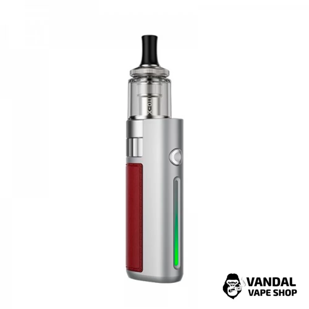 Оригинальный стартовый набор VooPoo Drag Q Kit в серебряном цвете с красной вставкой Оригинальный стартовый набор VooPoo Drag Q Kit в серебряном цвете с красной вставкой