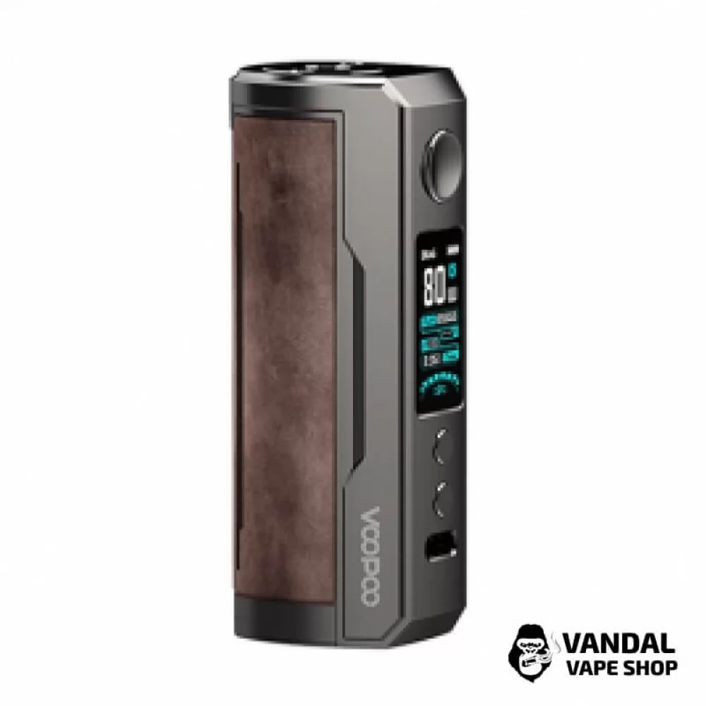 Бокс мод VooPoo Drag X Plus 100W в коричневом цвете Бокс мод VooPoo Drag X Plus 100W в коричневом цвете