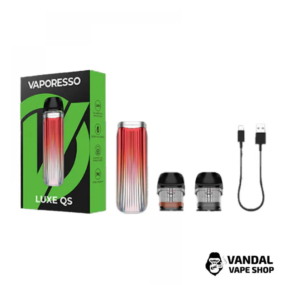 Оригінальна Pod-система Vaporesso Luxe QS Pod Kit у градієнтному червоному кольорі
