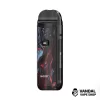 Black Red Marbling