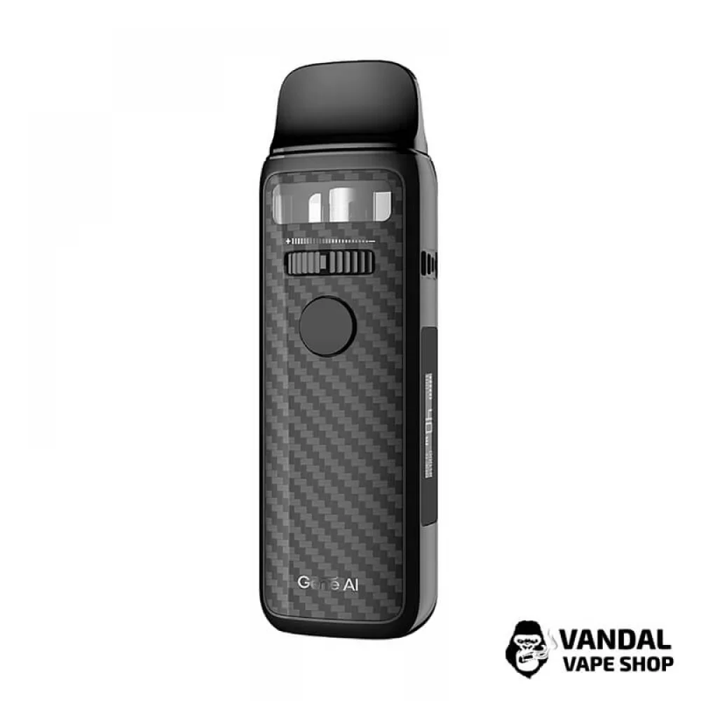 VooPoo Vinci 3 Pod Mod у чорному карбовоному забарвленні