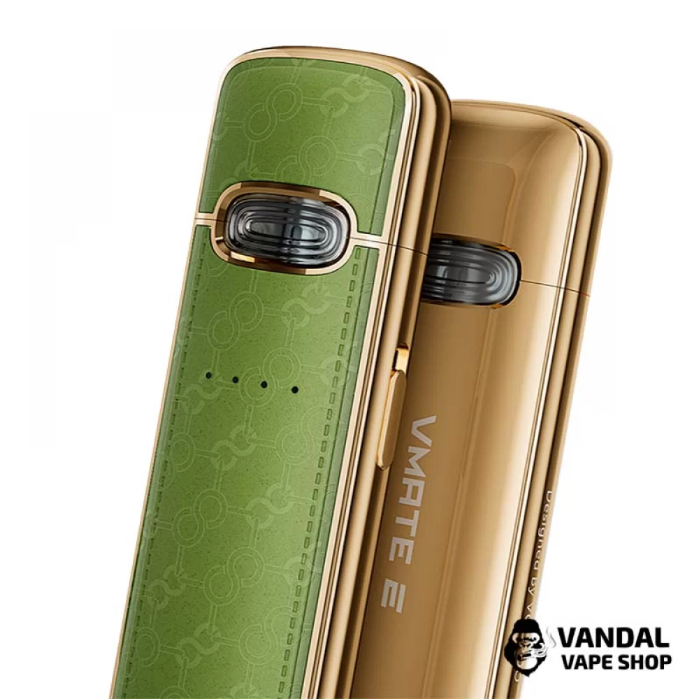 Pod-система VooPoo VMATE E в зелено-золотому кольорі