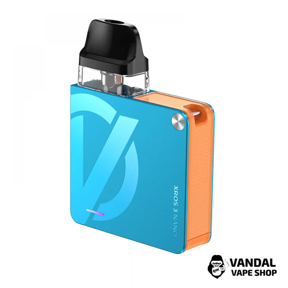 Оригинальный стартовый набор Vaporesso XROS 3 Nano Kit в голубом цвете Оригинальный стартовый набор Vaporesso XROS 3 Nano Kit в голубом цвете