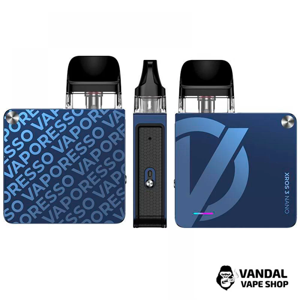 Оригинальный стартовый набор Vaporesso XROS 3 Nano Kit в темно-синем цвете Оригинальный стартовый набор Vaporesso XROS 3 Nano Kit в темно-синем цвете