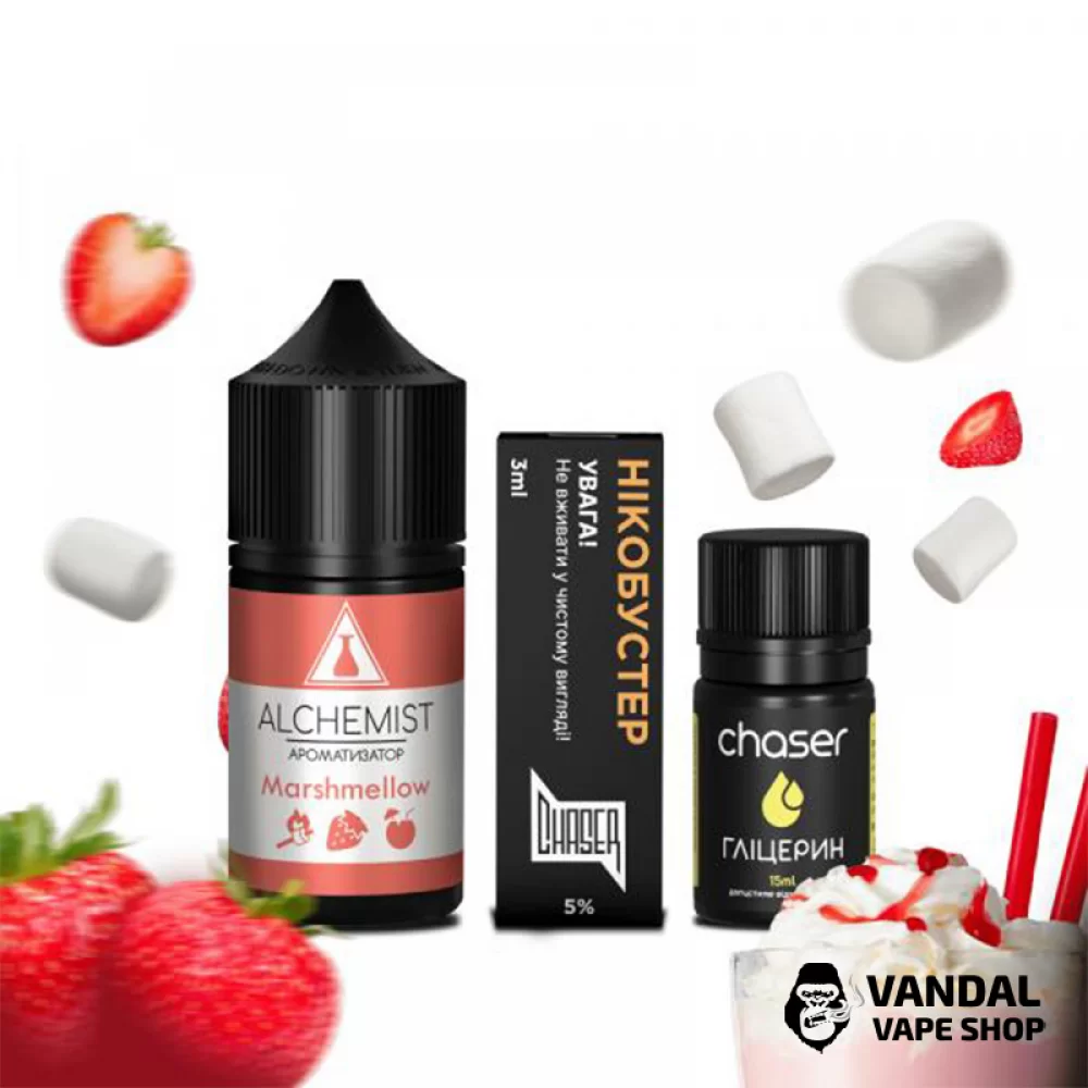 Набор для самозамеса Alchemist 30 мл 65 мг со вкусом маршмэллоу