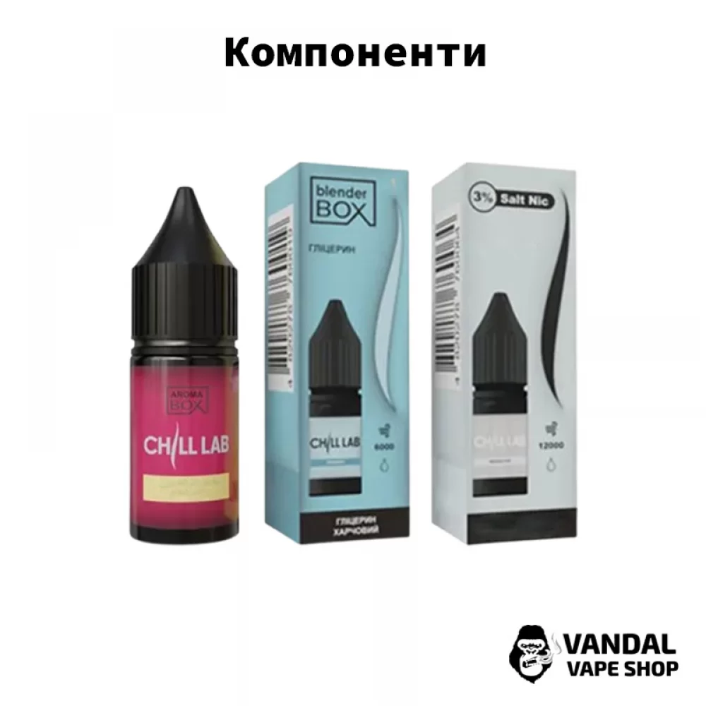 Набор для самозамеса Chill Lab 15 мл Набор для самозамеса Chill Lab 15 мл