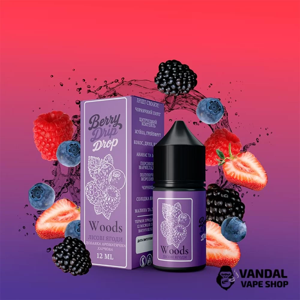 Набір для самозамісу Berry Drip Drop 30 мл 25 мг зі смаком лісових ягід