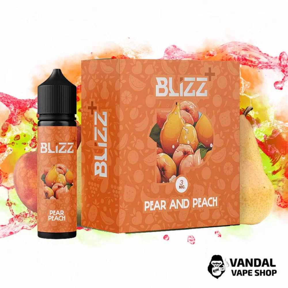 Набор для самозамеса Blizz Plus 60 мл 3 мг со вкусом груши и персика