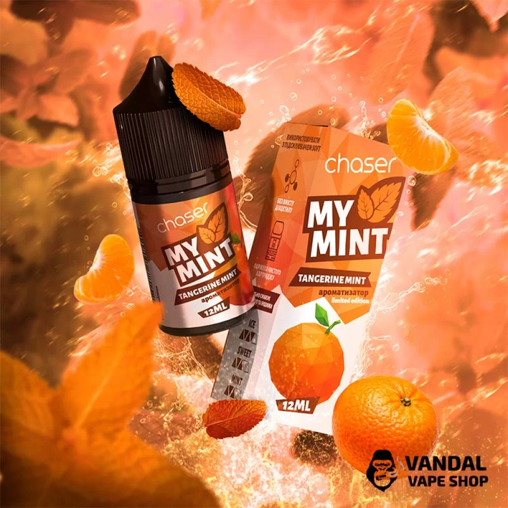 Набор для самозамеса Chaser My Mint 30 мл 50 мг со вкусом мандарина и мяты
