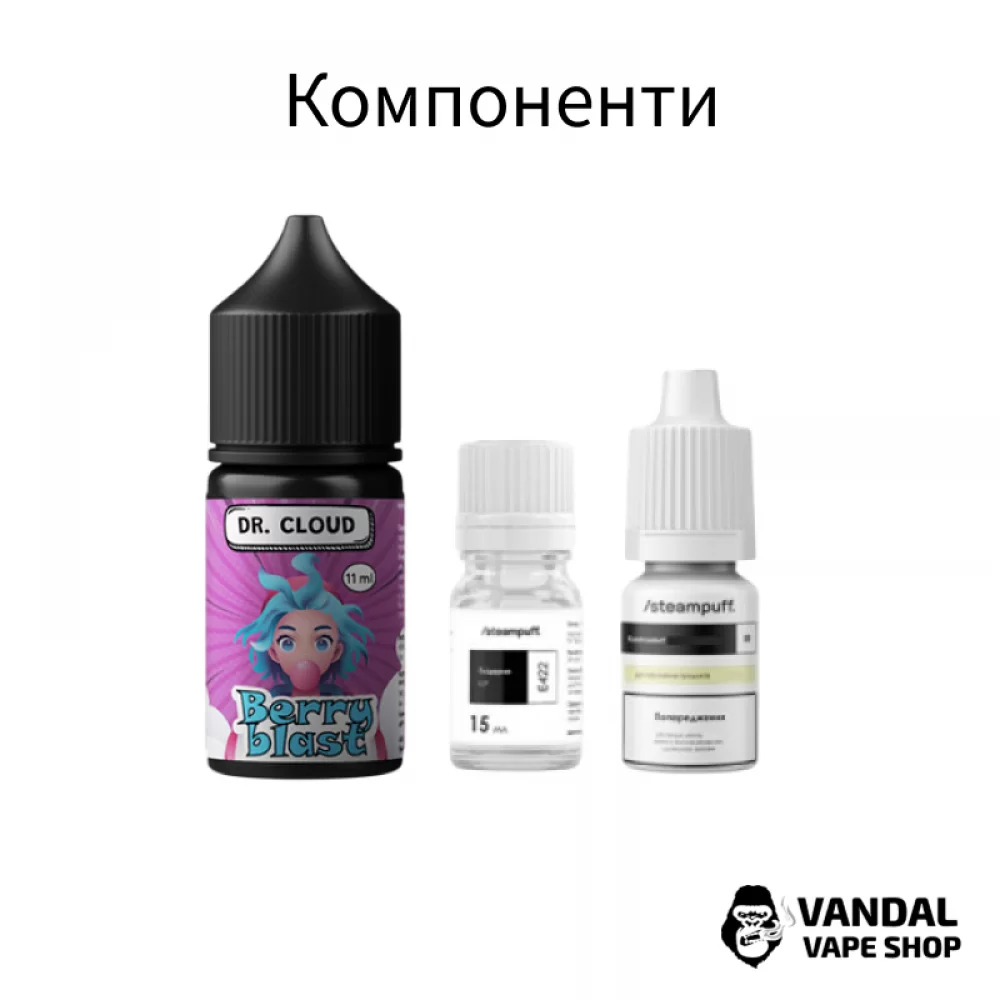 Набір для самозамісу Dr.Cloud 30 мл 50 мг освіжаючий смак класичного газованого напою Coca-Cola
