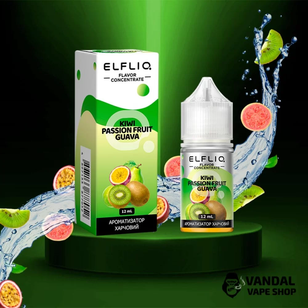 Набор для самозамеса Elf Liq 30 мл 60 мг со вкусом киви, маракуи и гуавы