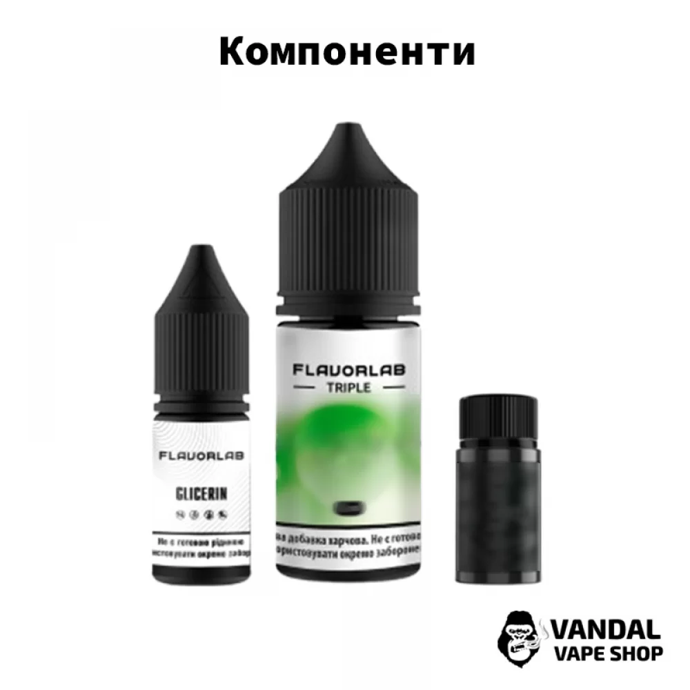 Набір для самозамісу Flavorlab Triple Strong 30 мл