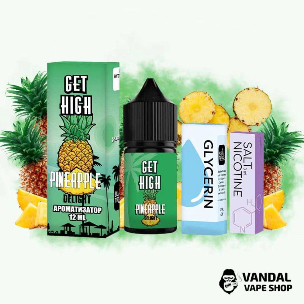 Набор для самозамеса Get High 30 мл 25 мг со вкусом ананаса