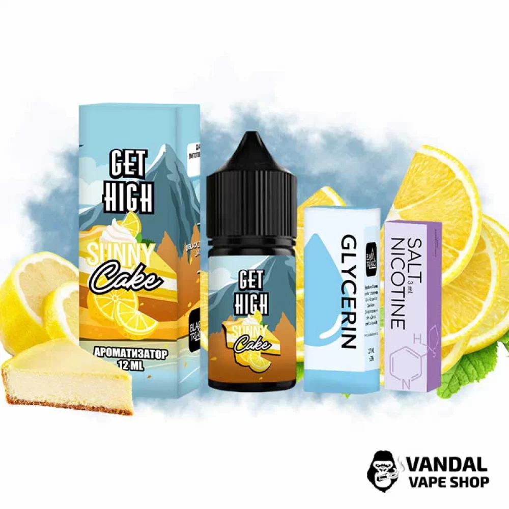 Набор для самозамеса Get High 30 мл 50 мг со вкусом пирога с лимоном