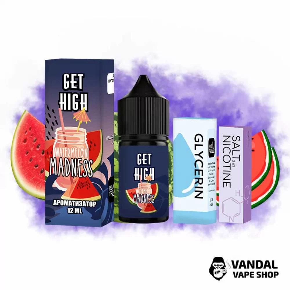 Набор для самозамеса Get High 30 мл 50 мг сладкий и сочный вкус арбуза