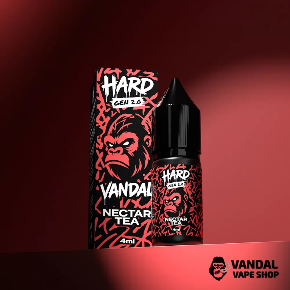 Набір HARD VANDAL 2.0 10 мл 50 мг зі смаком чаю з нектаром, саусепом, яблуком та екзотичними фруктами