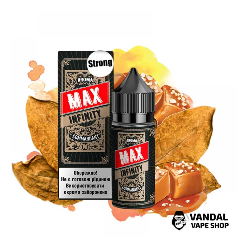 Набор для самозамеса Infinity MAX Strong 30 мл 50 мг со вкусом табака и сладкой карамели