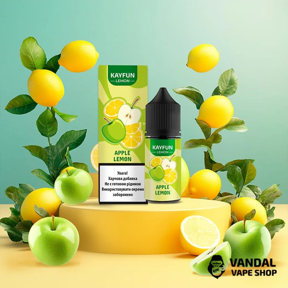 Набор для самозамеса Kayfun Lemon 30 мл 50 мг со вкусом яблока с лимоном