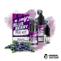 Наборы для самозамеса M-JAM V2 Salt 30 мл 50 мг - Blueberry