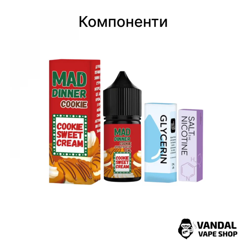 Набір для самозамісу Mad Dinner 30 мл 50 мг зі смаком лимонаду.