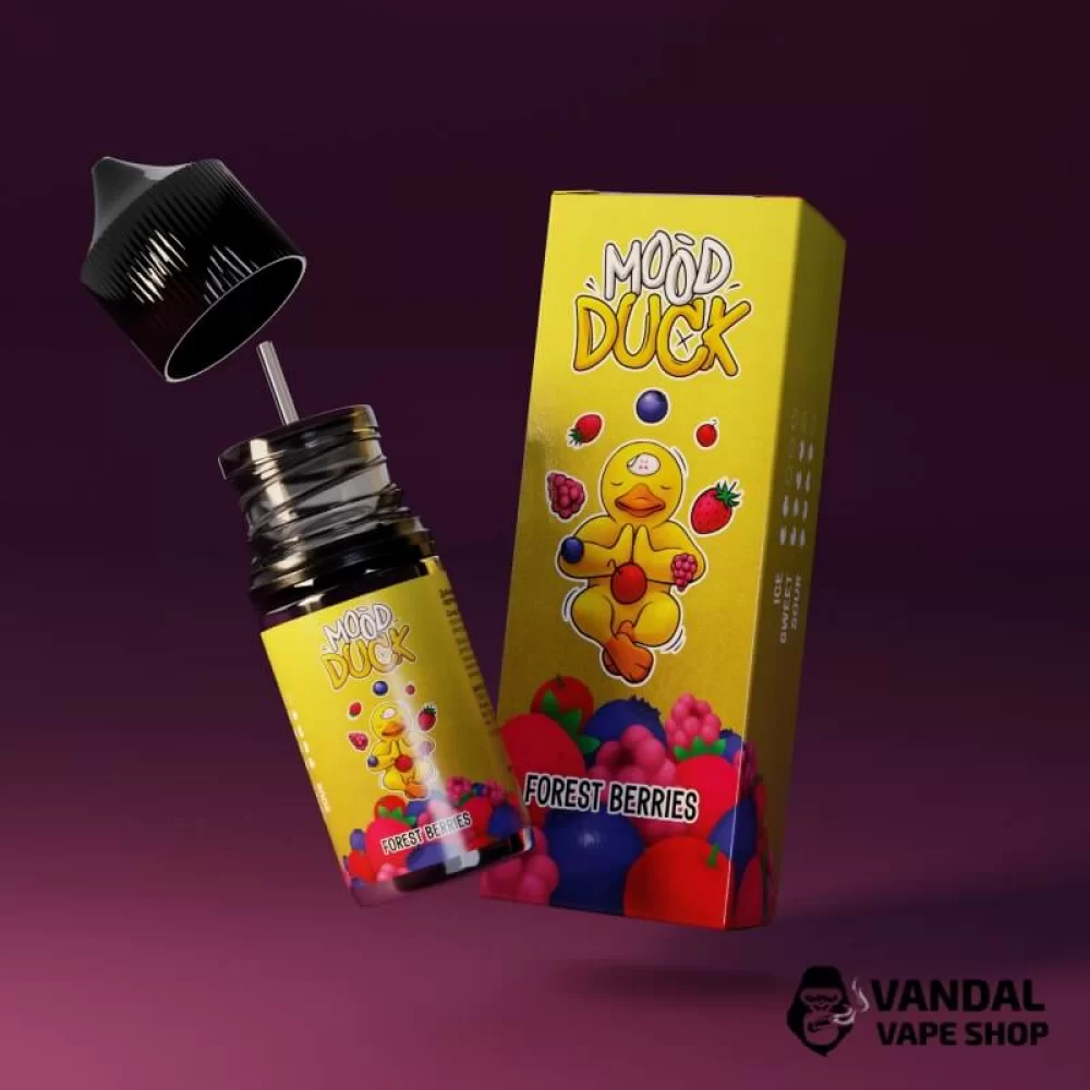 Набор для самозамеса Mood Duck 10 мл 50 мг со вкусом лесных ягод: клубники, земляники, черники
