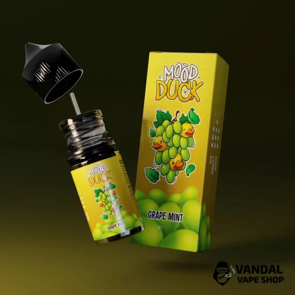 Набір для самозамісу Mood Duck 10 мл 50 мг зі смаком винограда і м'яти