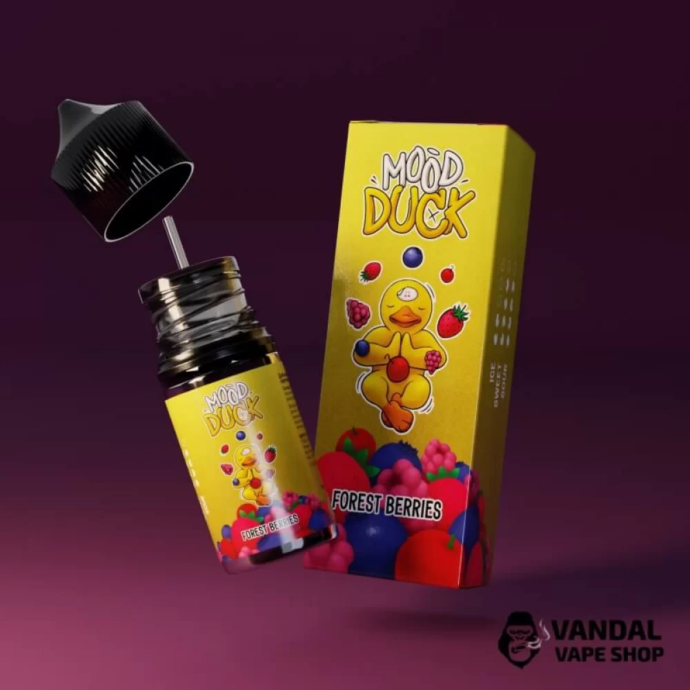 Набор для самозамеса Mood Duck 30 мл 50 мг со вкусом лесных ягод: клубники, земляники, черники