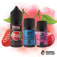 Наборы для самозамеса New Way Black 30 мл 30 мг - Cherry Strawberry