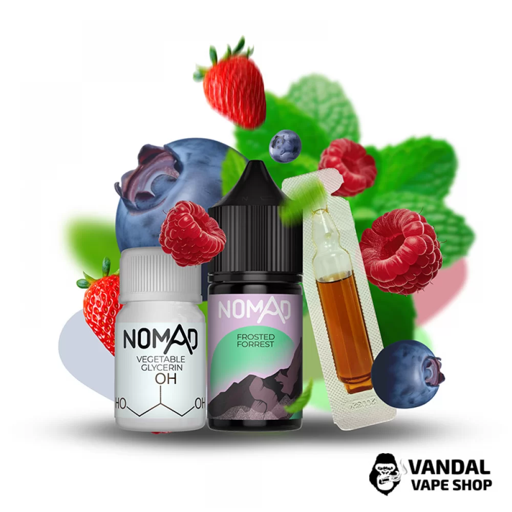 Набор для самозамеса Nomad 30 мл 50 мг со вкусом лесных ягод с ментолом