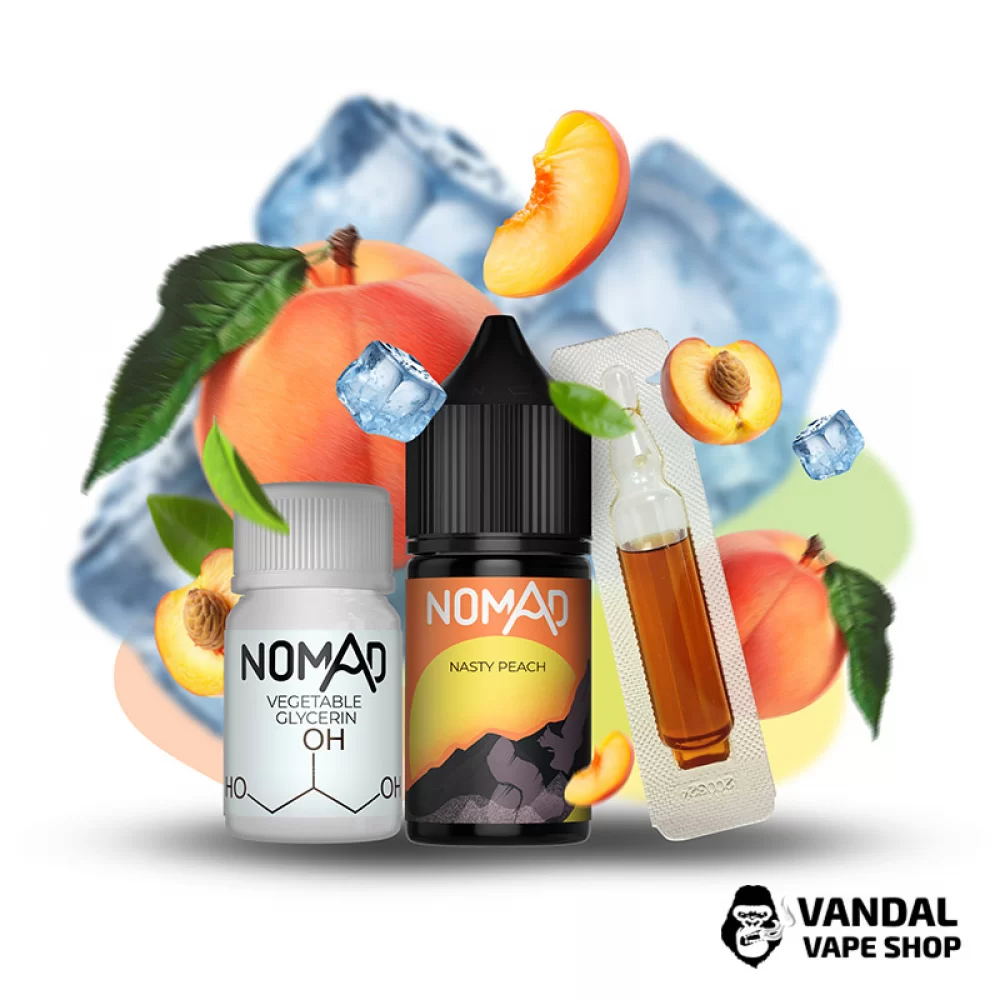 Набор для самозамеса Nomad 30 мл 50 мг со вкусом чая с персиком и льдом
