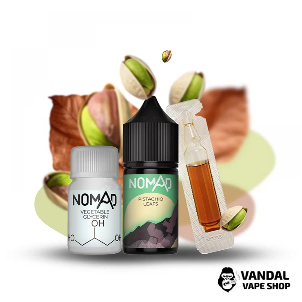 Набор для самозамеса Nomad 30 мл 50 мг со вкусом фисташки с ароматным табаком