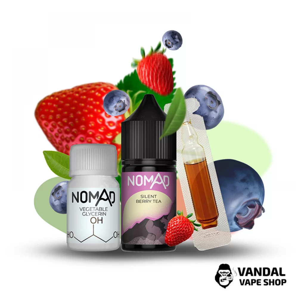 Набор для самозамеса Nomad 30 мл 50 мг со вкусом чая с ягодами