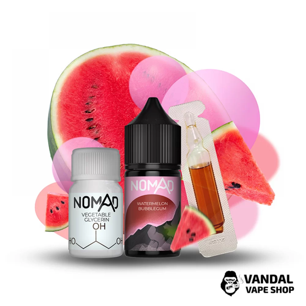 Набор для самозамеса Nomad 30 мл 50 мг со вкусом жвачки с арбузом