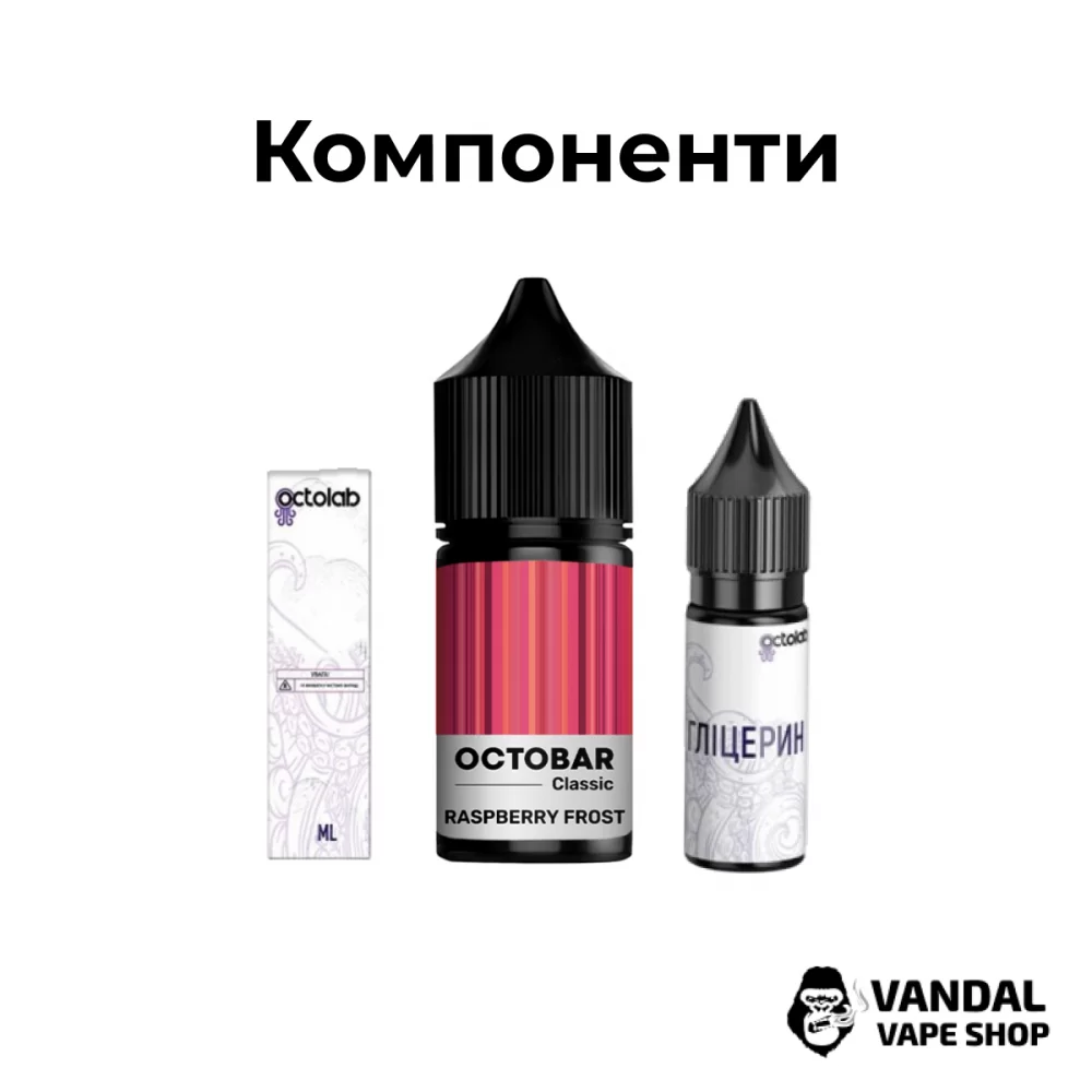 Набор для самозамеса OctoBar Salt 10 мл 50 мг со вкусом персика нектарина с холодком