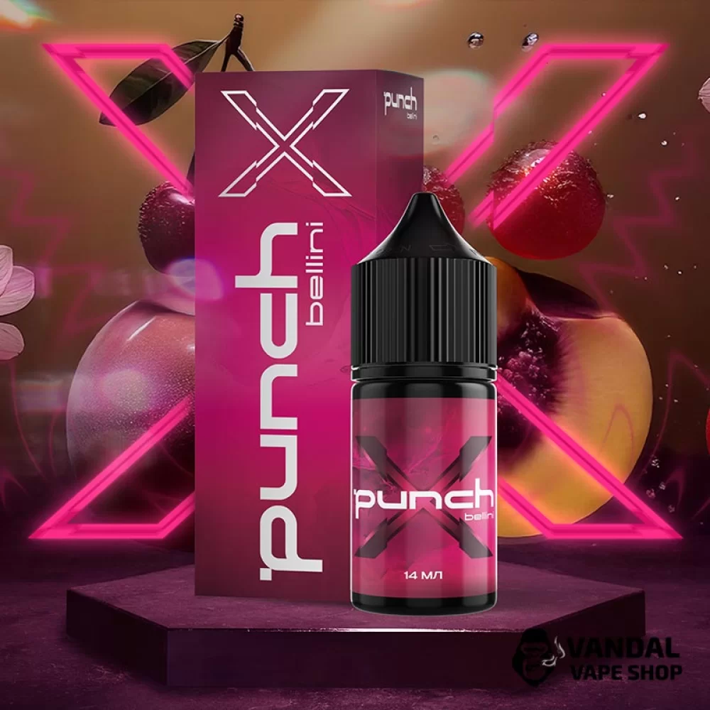 Набор для самозамеса Punch X 30 мл 30/50 мг со вкусом персика, вишни и граната