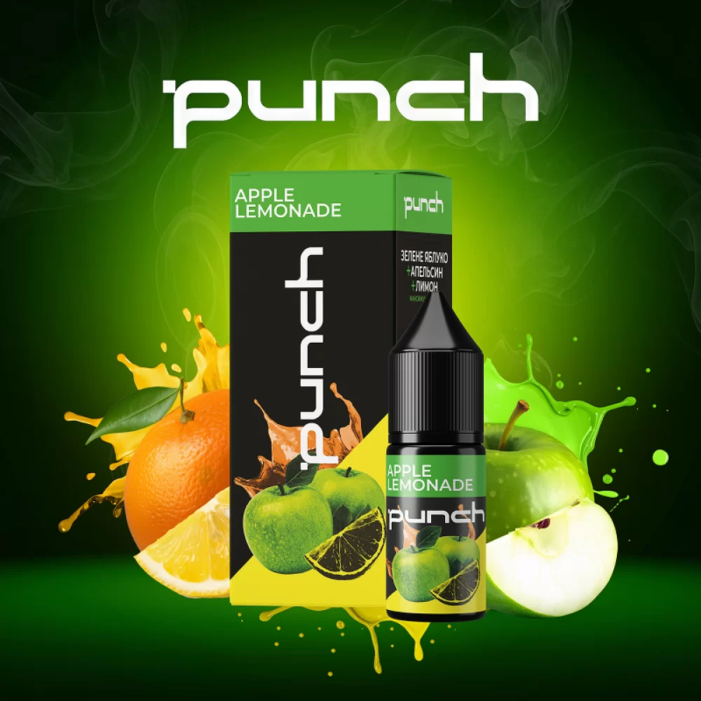 Набор для самозамеса Punch 10 мл со вкусом яблока, лимона и апельсина Набор для самозамеса Punch 10 мл со вкусом яблока, лимона и апельсина