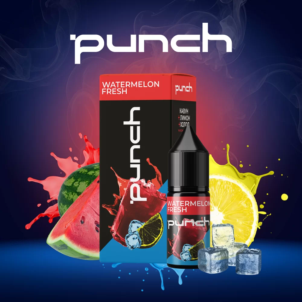 Набор для самозамеса Punch 10 мл со вкусом арбуза Набор для самозамеса Punch 10 мл со вкусом арбуза