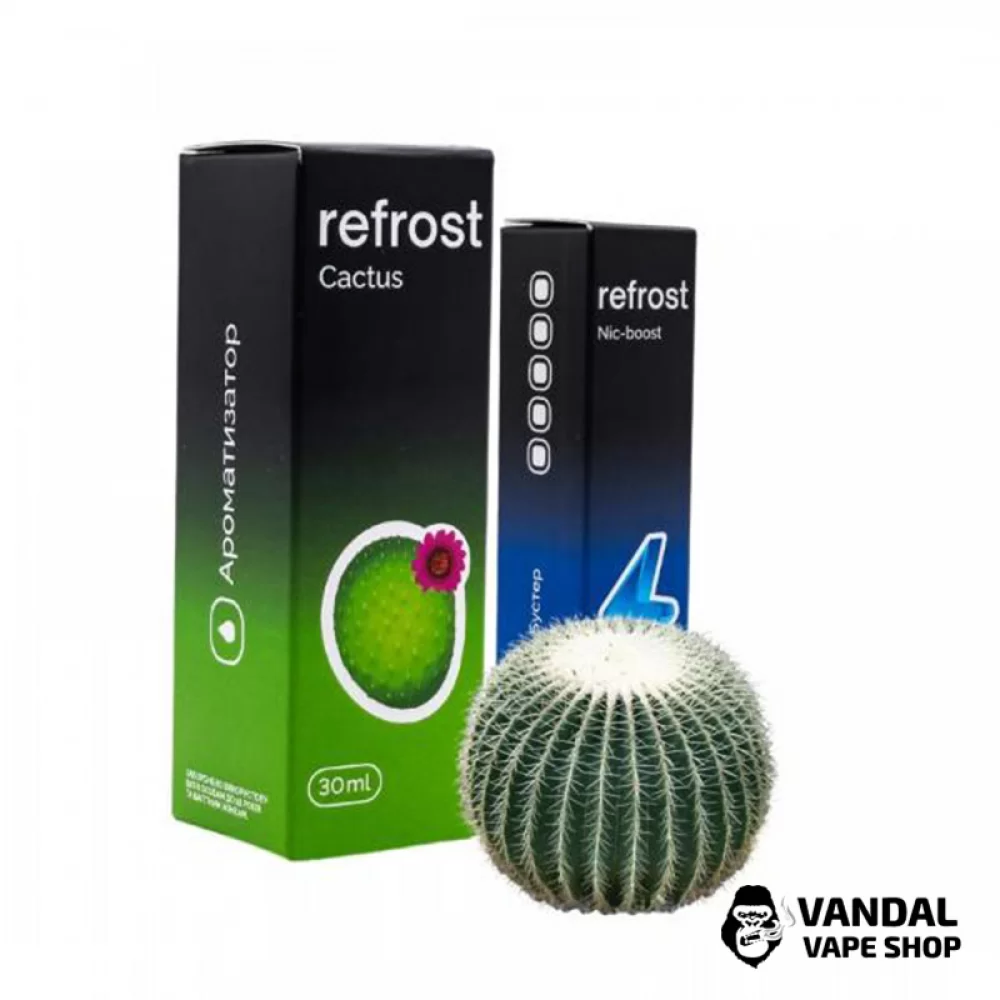 Набор для самозамеса ReFrost 30 мл 50 мг со вкусом кактуса Набор для самозамеса ReFrost 30 мл 50 мг со вкусом кактуса