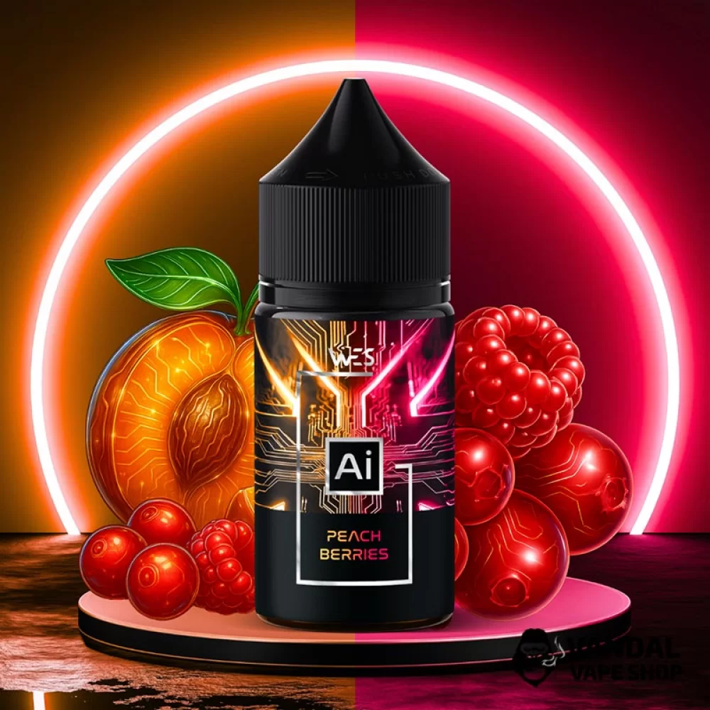 Набор для самозамеса WES Ai 30 мл 50 мг со вкусом ягод с персиком