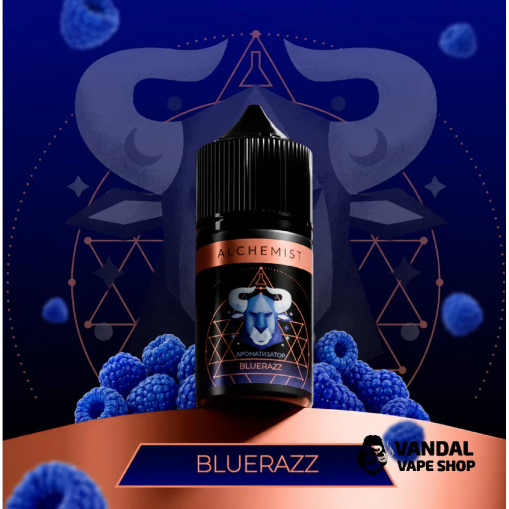 Набор для самозамеса Alchemist 30 мл 50 мг (Обновлённый) со вкусом голубой малины и лимона