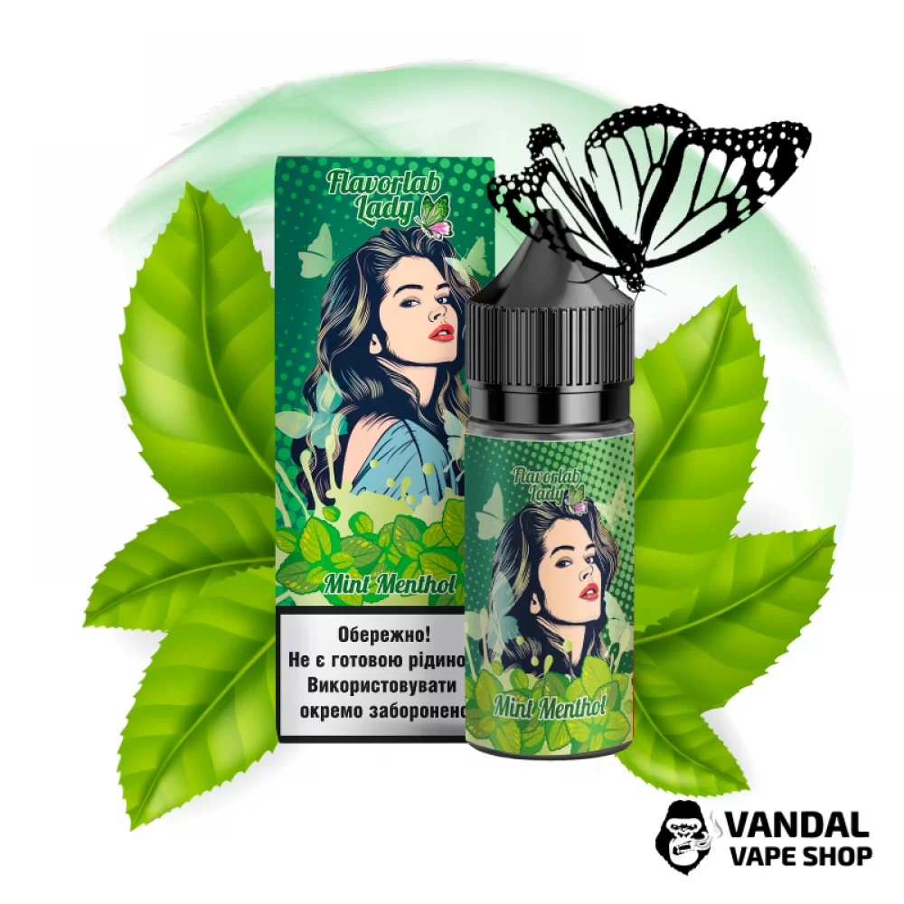 Набір для самозамісу Flavorlab Lady 30 мл зі смаком м'яти та ментолу