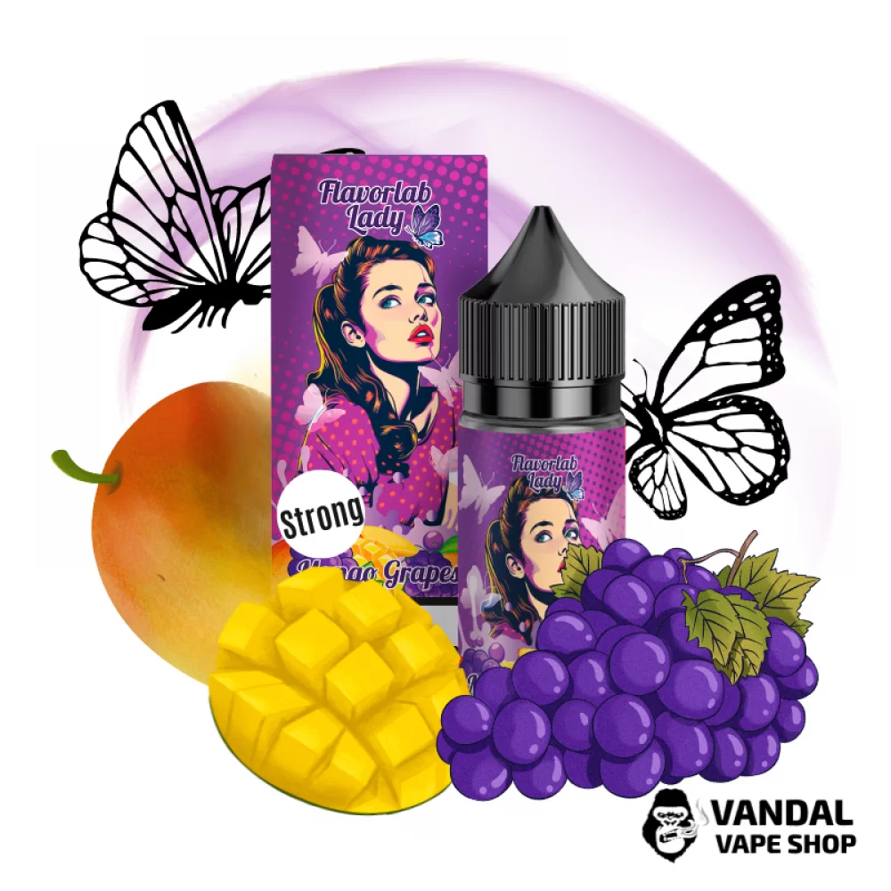 Набір для самозамісу Flavorlab Lady Strong 30 мл зі смаком манго та винограду
