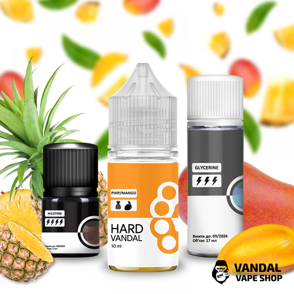 Набор для самозамеса HARD VANDAL 30 мл 65 мг со вкусом манго и ананаса