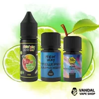 Наборы для самозамеса New Way Black 15 мл 50 мг - Apple Lime